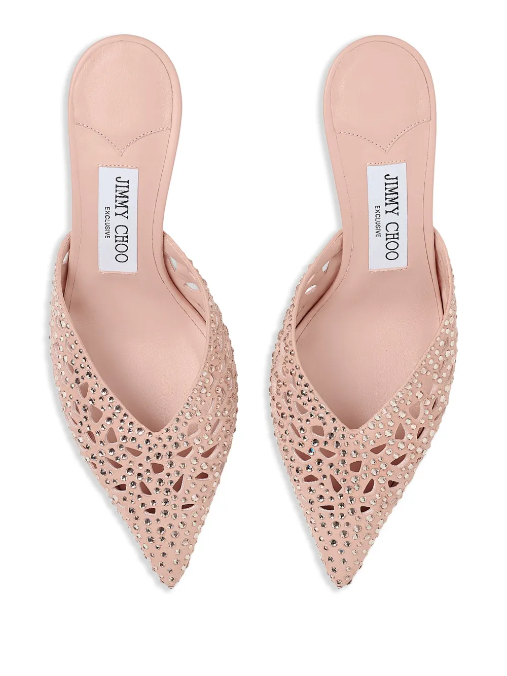 Jimmy Choo 70mm Solar mules Pink