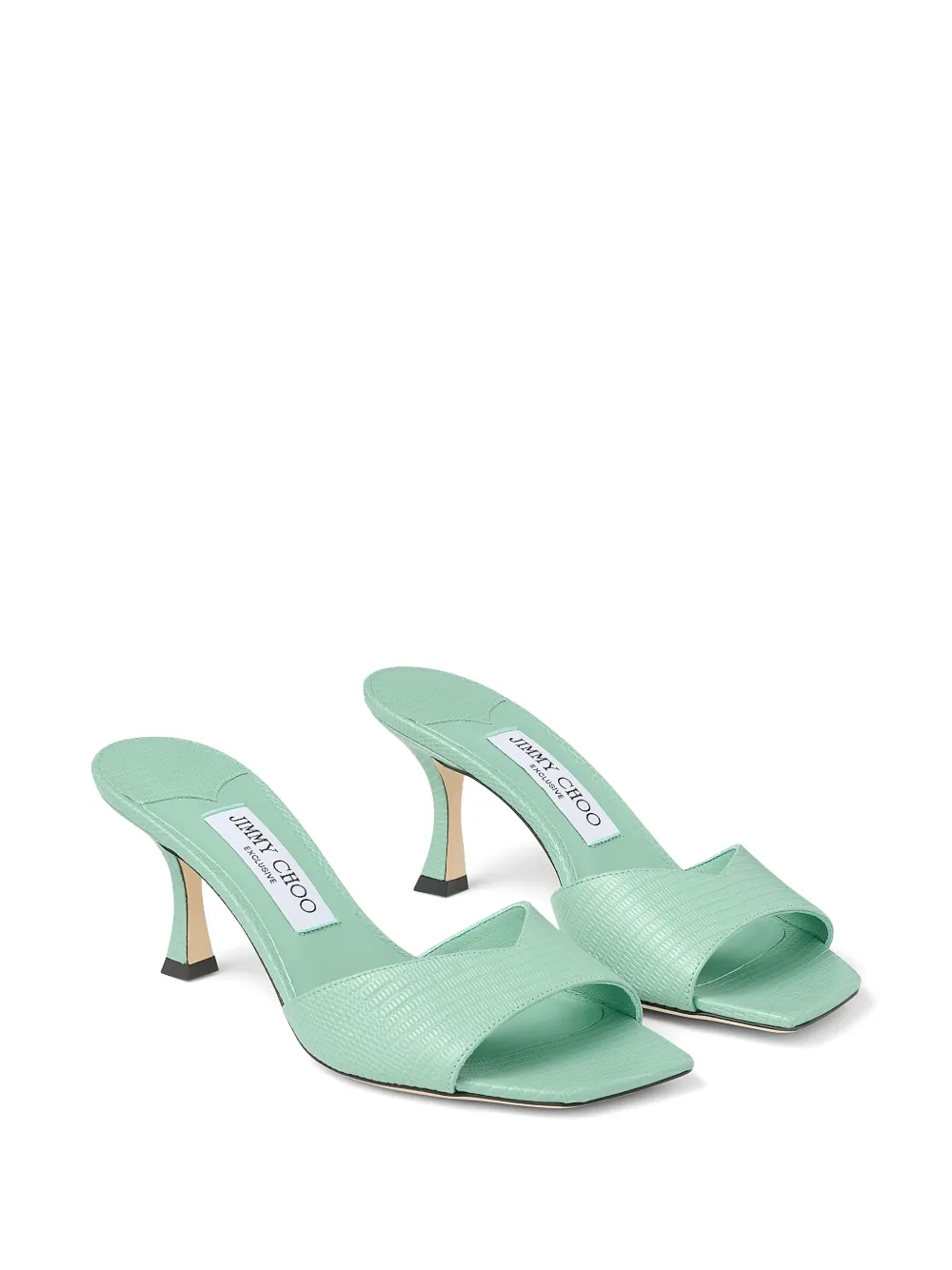 Jimmy Choo Skye 70mm muiltjes - Groen