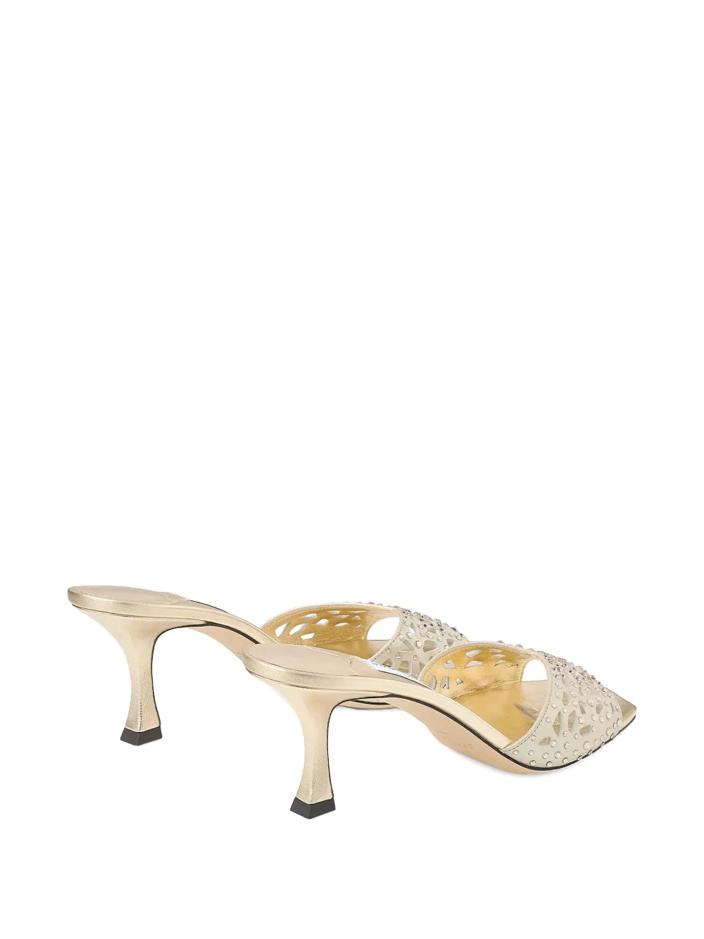 Jimmy Choo Skye 70mm muiltjes Goud