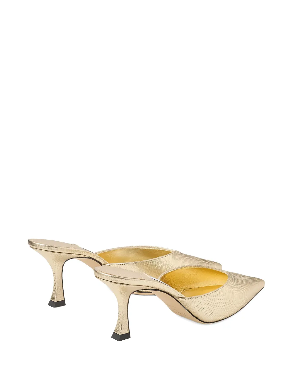 Jimmy Choo 70mm Solar mules Gold