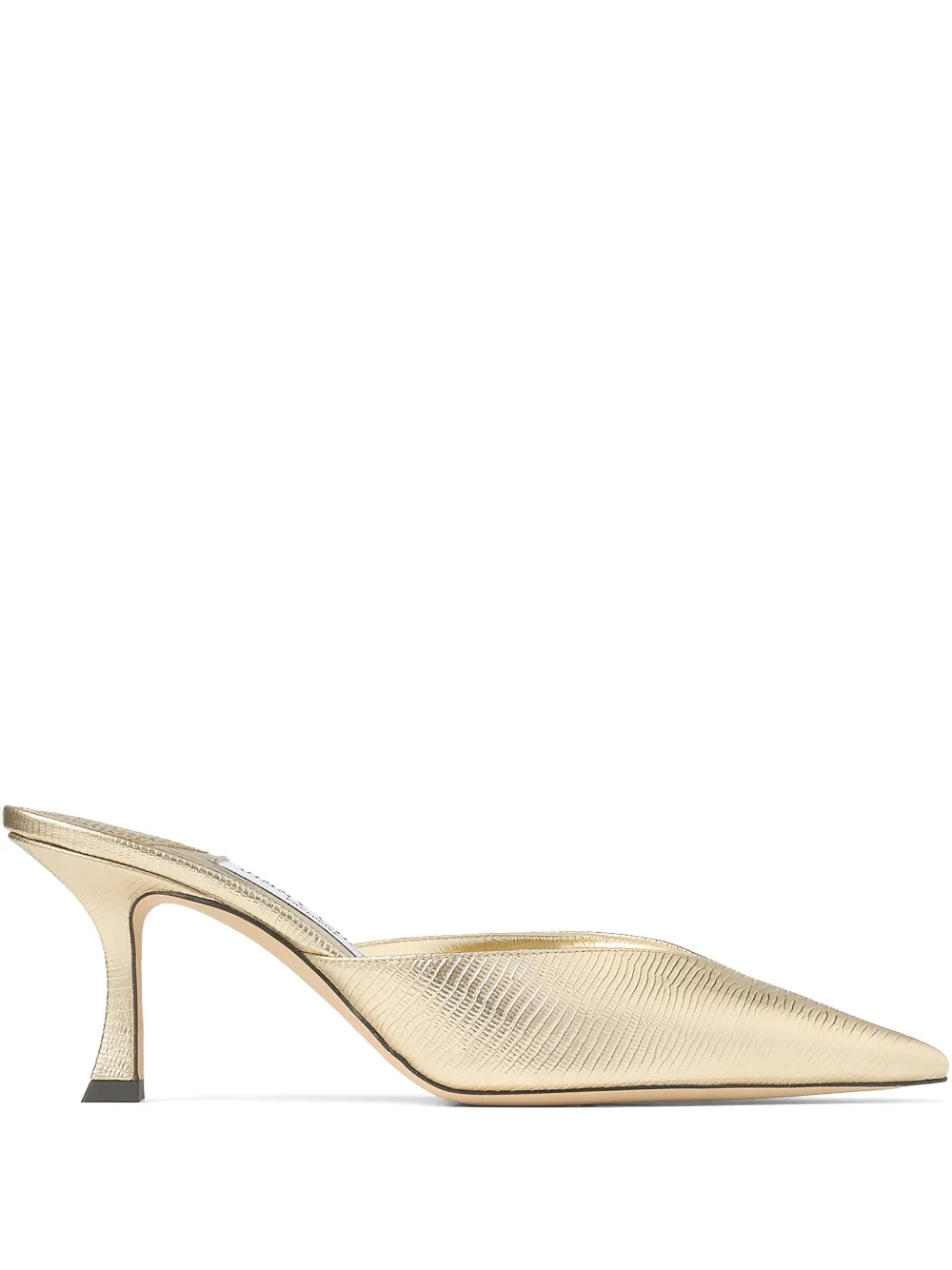 Jimmy Choo 70mm Solar mules Gold