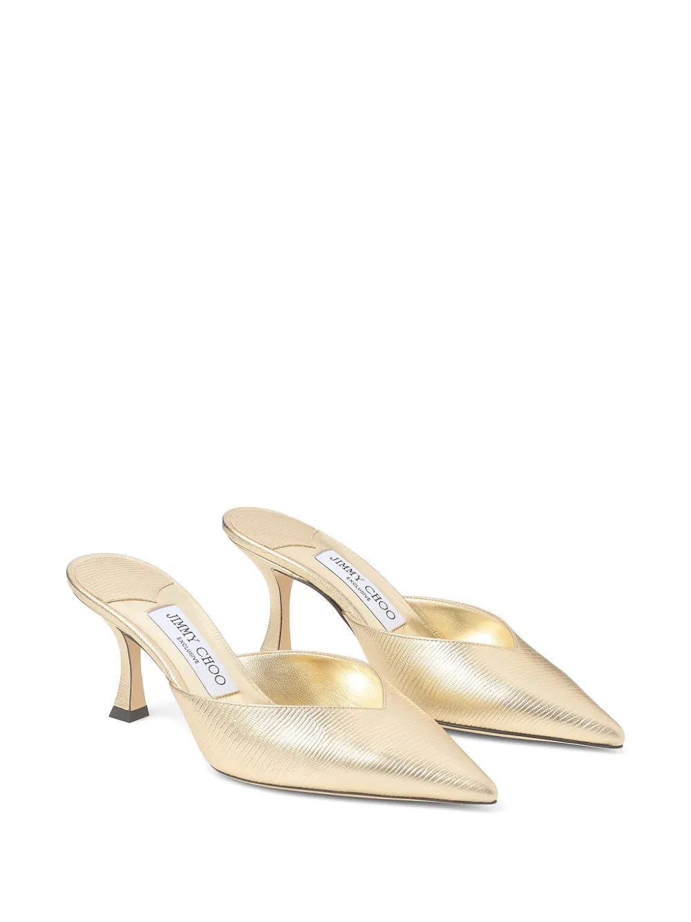 Jimmy Choo 70 mm Solar muiltjes - Goud