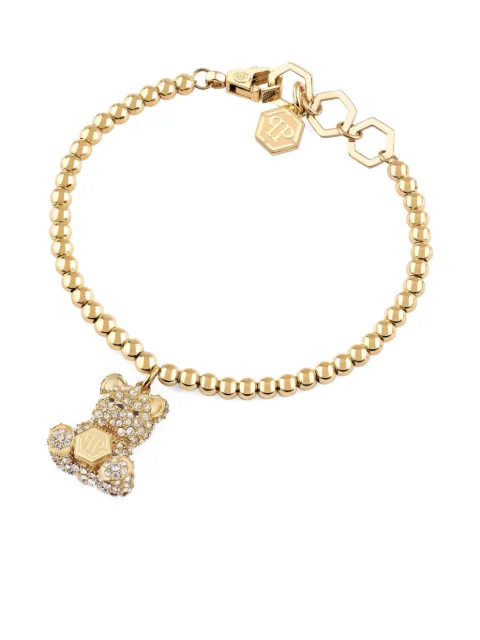 Philipp Plein Valentine teddy-charm bracelet