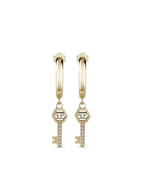 Philipp Plein Valentine key-detail earrings