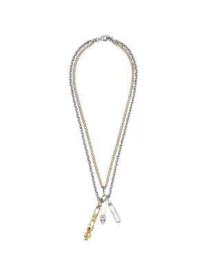 Versace メドゥーサ ペンダント ネックレス | シルバートーン