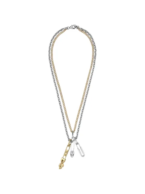 Philipp Plein pin-pendant necklace