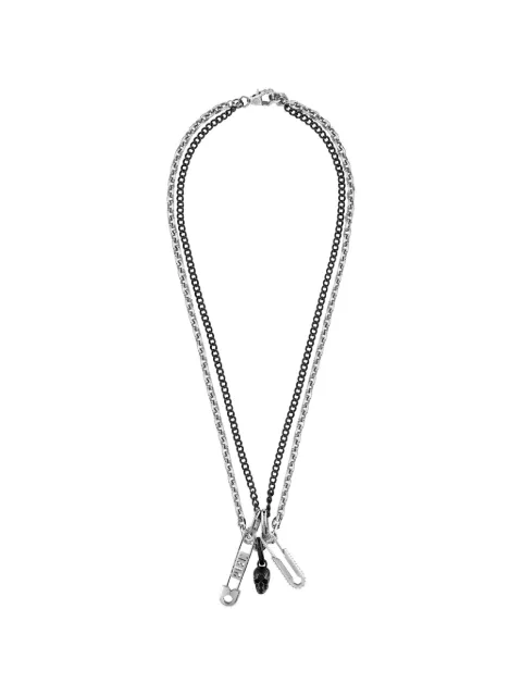 Philipp Plein pin-pendant necklace