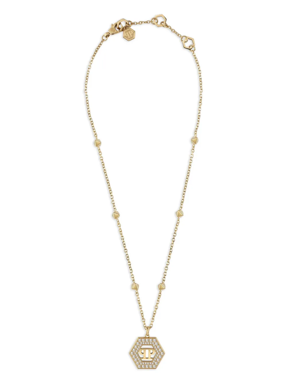 Philipp Plein Legacy crystal-embellishment necklace - Oro