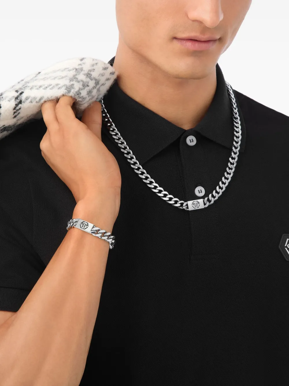 Philipp Plein collar de cadena Plein Tag | Image 2