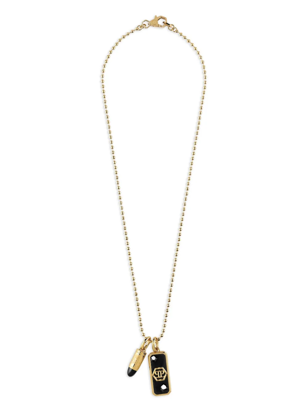 Philipp Plein collar de cadena con dije de bala | dorado | Image 1