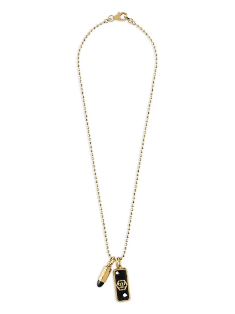 Philipp Plein bullet-pendant chain necklace