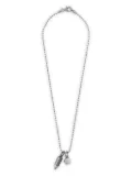 Philipp Plein bullet-charm necklace - Silver