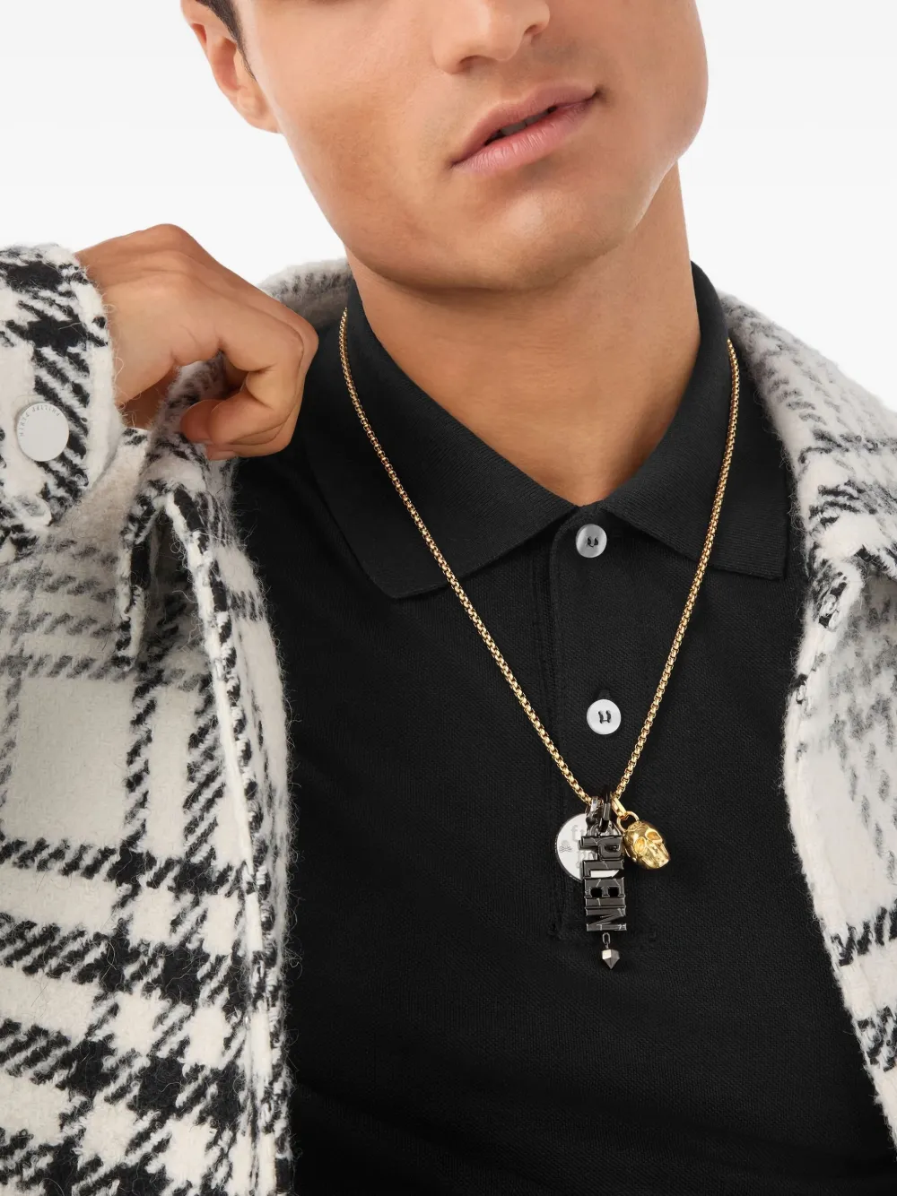 Philipp Plein collar con dije del logo | Image 2