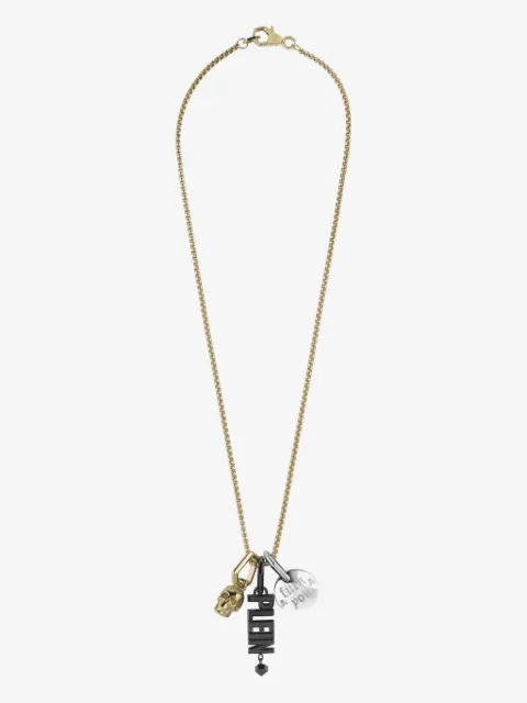 Philipp Plein collar con dije del logo
