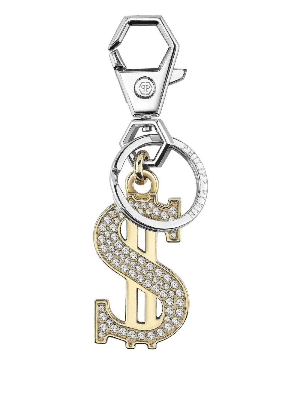 Philipp Plein Valentine Dollar keyring | Silver | Image 1