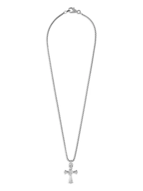 Philipp Plein Plein Valentine cross-pendant chain necklace
