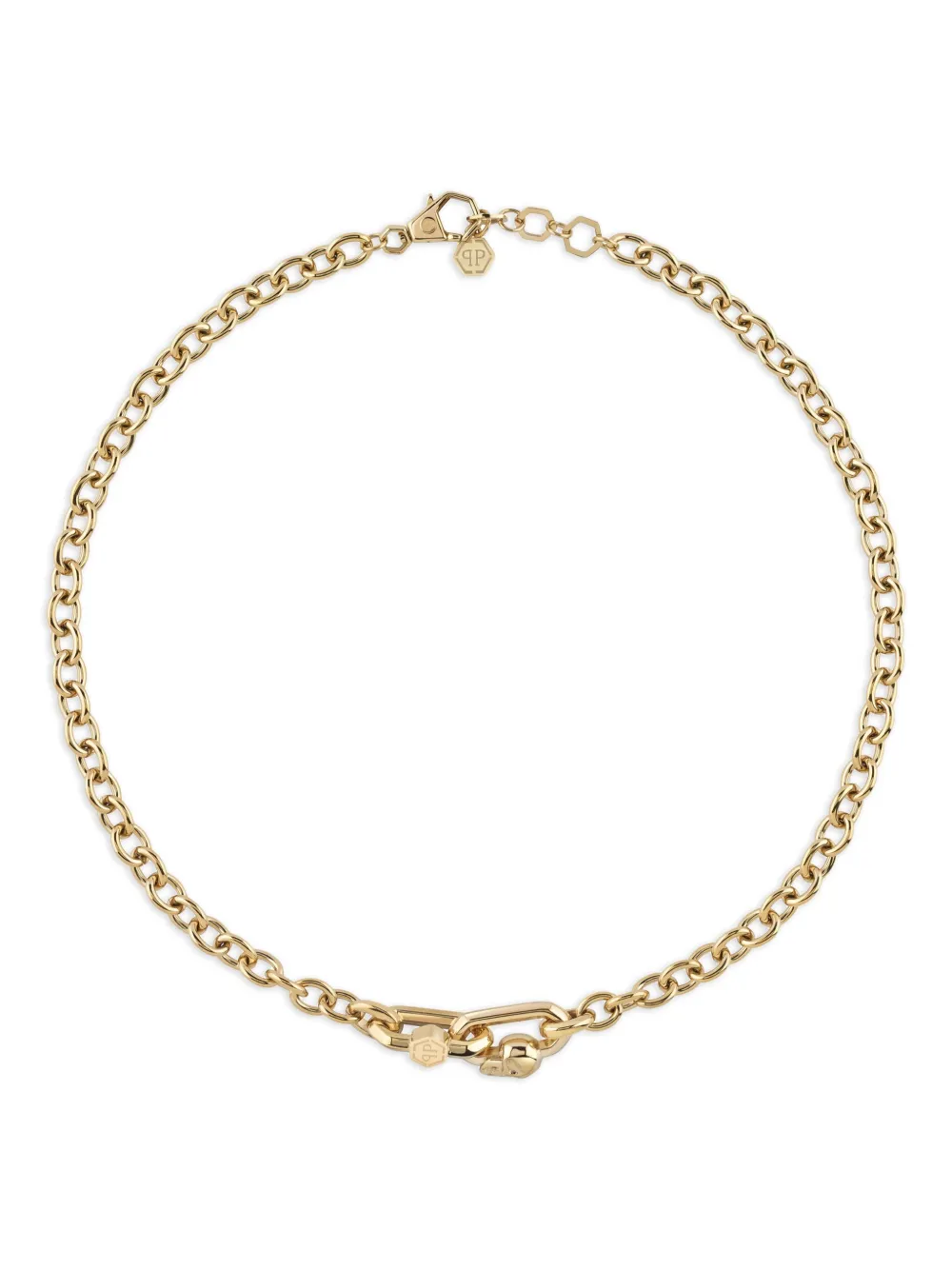 Philipp Plein chain-link Edge necklace | Gold | Image 1