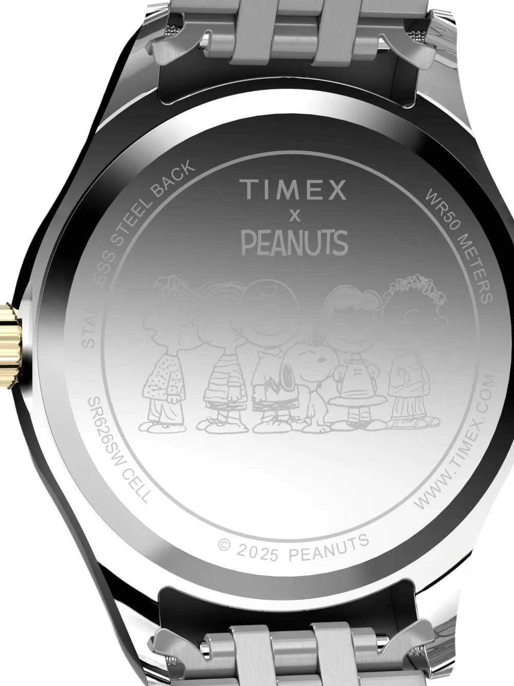 Timex Women's Quartz Analog Two-tone Stainless Steel Watch, 34mm In Neutral