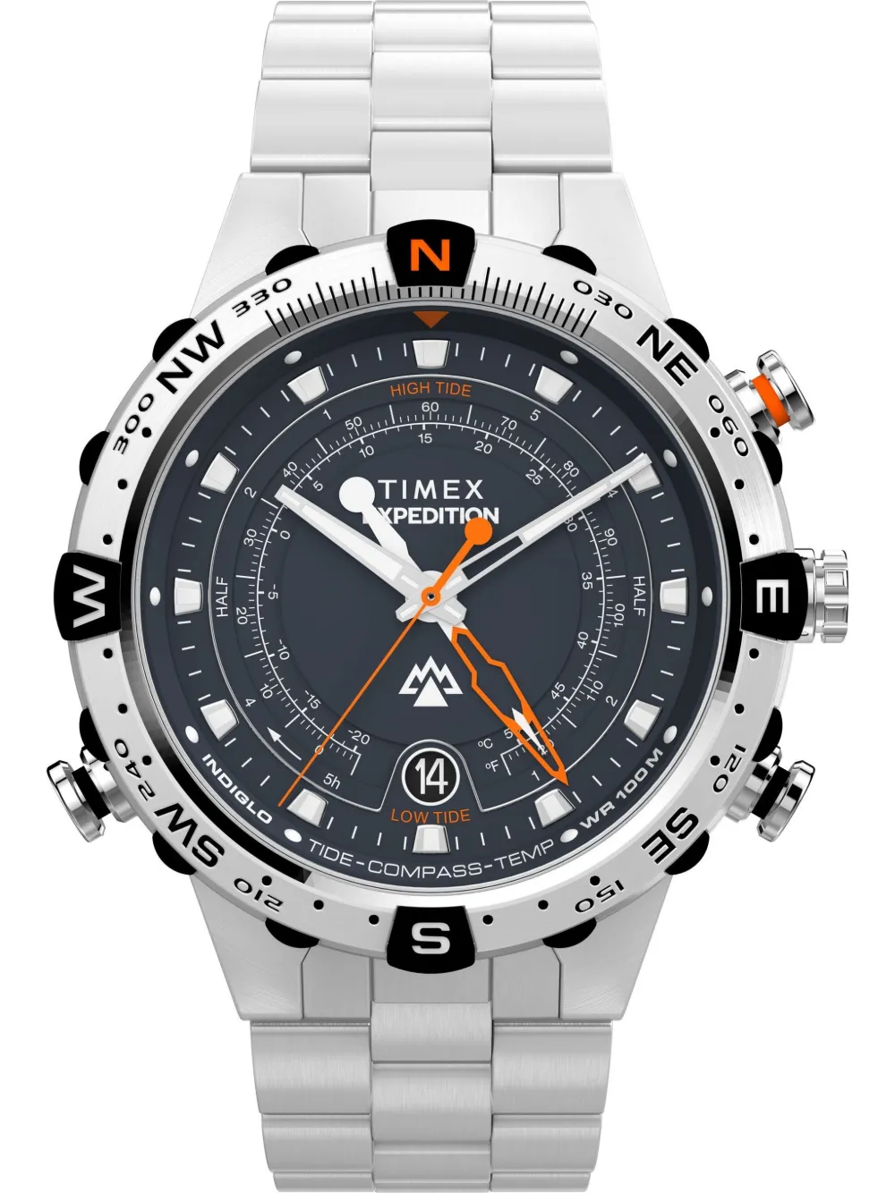 TIMEX Expedition Tide-Temp-Compass 45 mm - Blauw