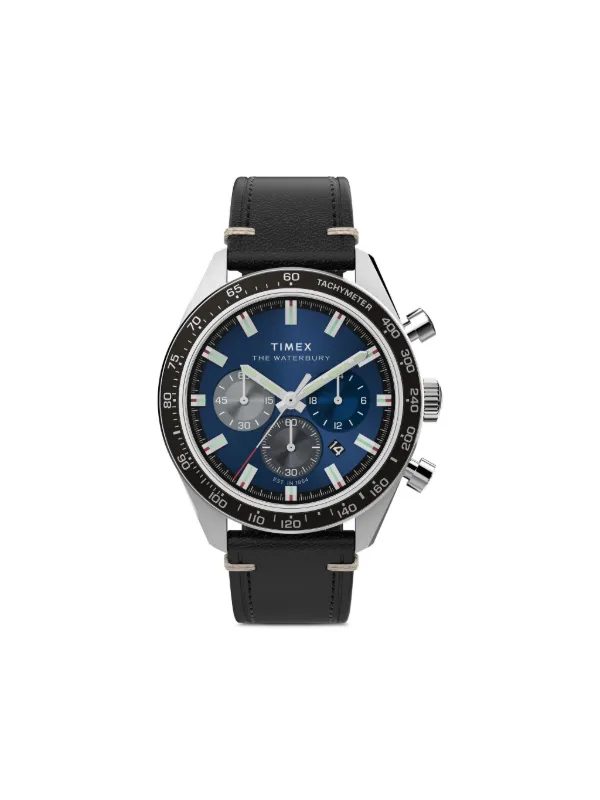TIMEX Relógio Waterbury De 41mm | Azul | FARFETCH BR