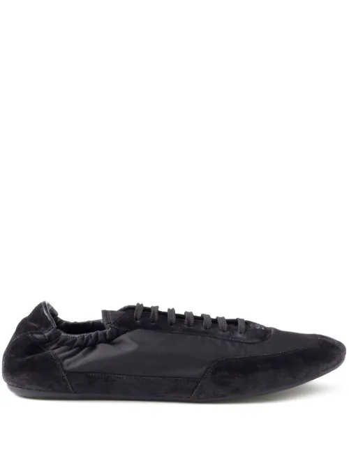 Baskets Collapse Re-Nylon en daim - Prada - Modalova