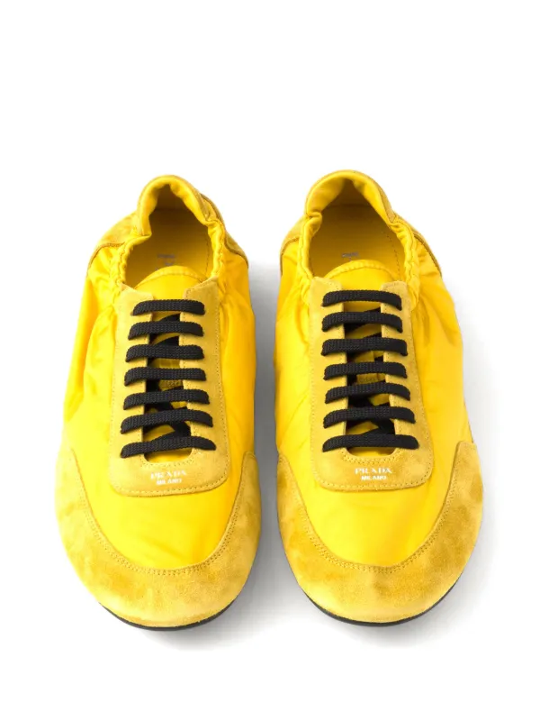 Prada Re-Nylon Sneakers | Yellow | FARFETCH