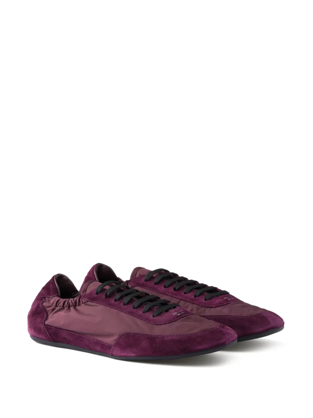 Prada baskets Collapse Re-Nylon en daim | Baskets basses | Image 2