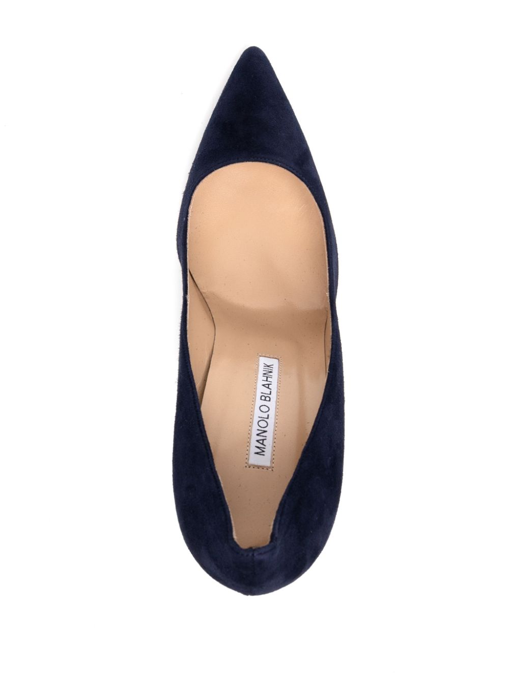 Manolo Blahnik Pumps met puntige neus Blauw