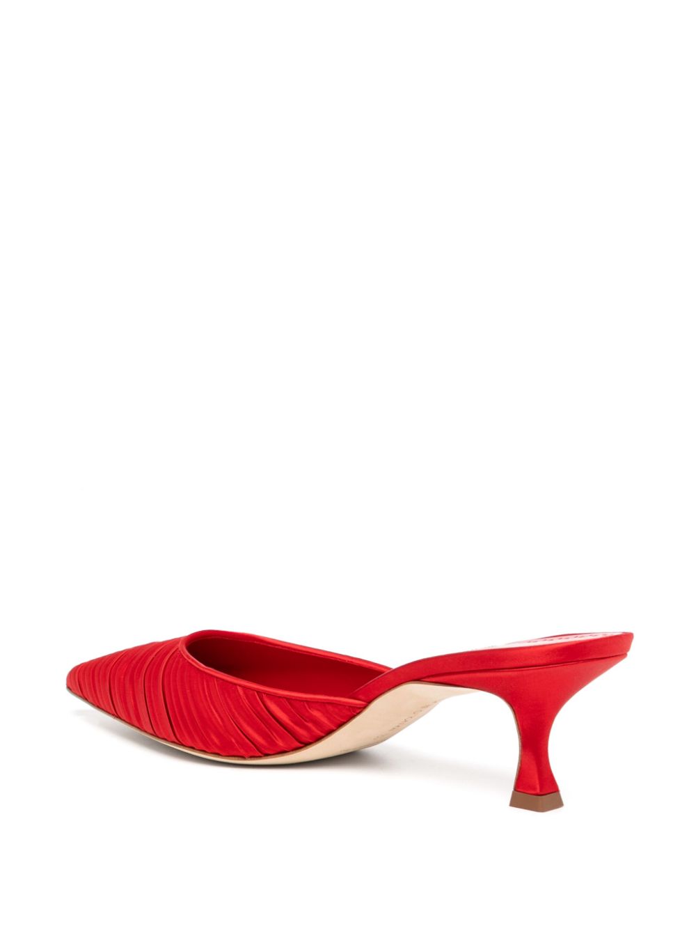 Manolo Blahnik Slip-on muiltjes Rood