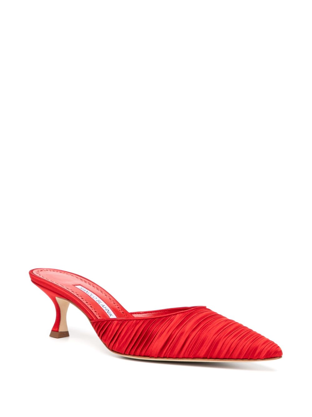 Manolo Blahnik Slip-on muiltjes Rood