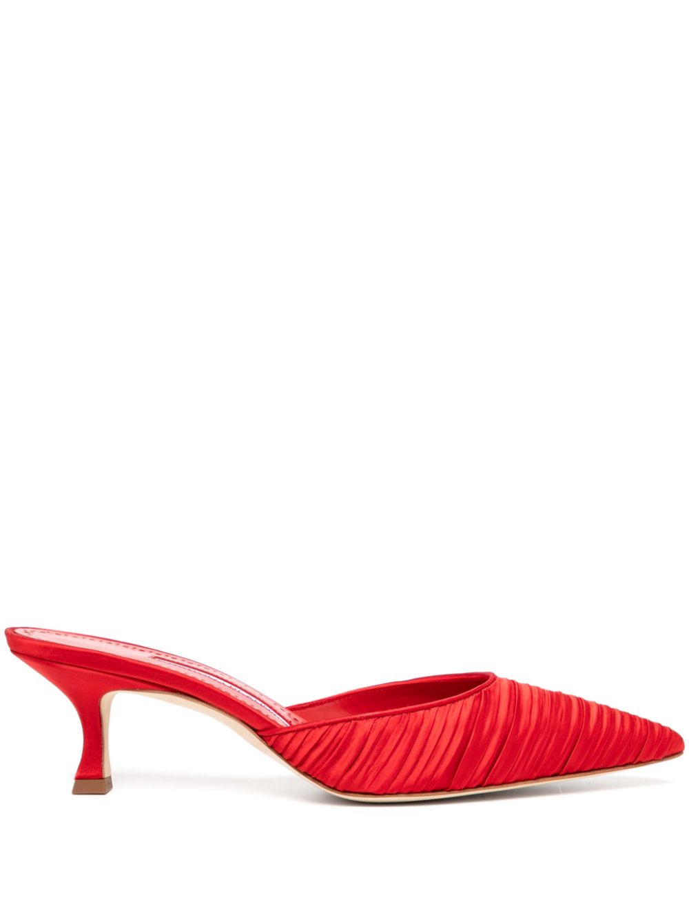 Manolo Blahnik Slip-on muiltjes Rood