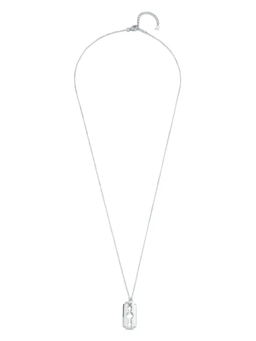 Collier Razor Blade en sterling - Mateo - Modalova