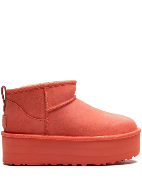 UGG botas Classic Ultra Mini Vibrant Coral