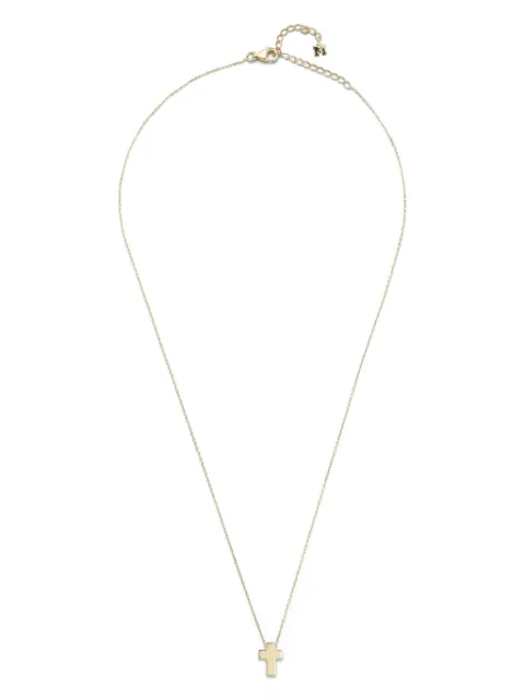 Mateo 14kt Suspended Cross Gelbgoldhalskette
