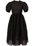 ERDEM cocoon-sleeve midi dress - Black