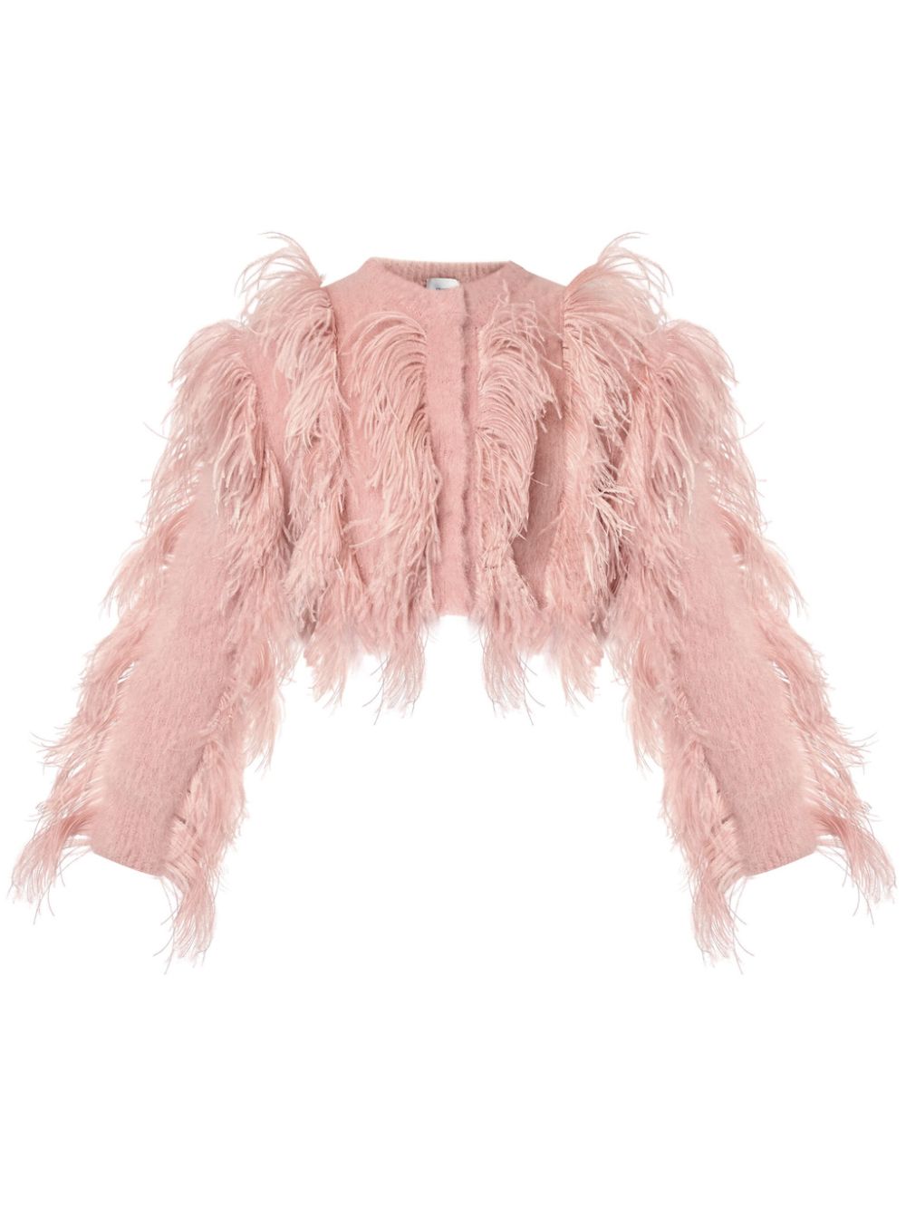 ERDEM Cropped vest Roze