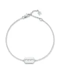 Mateo 14K white gold Mini Razor Blade bracelet