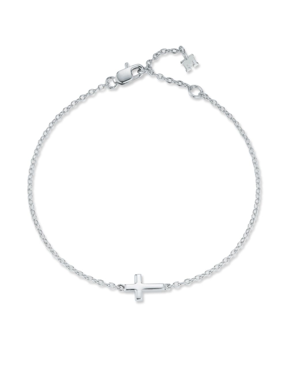 sterling silver Mini Cross bracelet