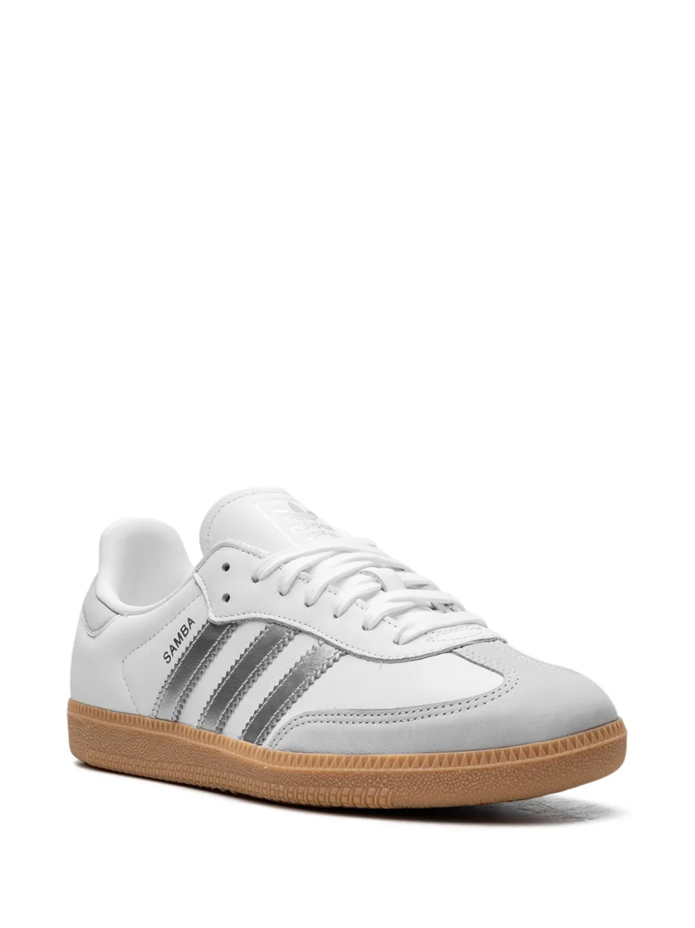 Adidas Originals Womens Adidas Samba Og Logo-print Leather And Suede Low-top Trainers In White