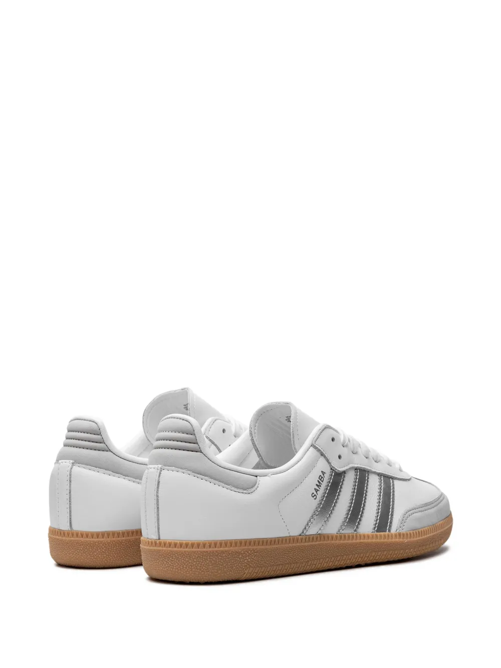 Adidas Originals Womens Adidas Samba Og Logo-print Leather And Suede Low-top Trainers In White