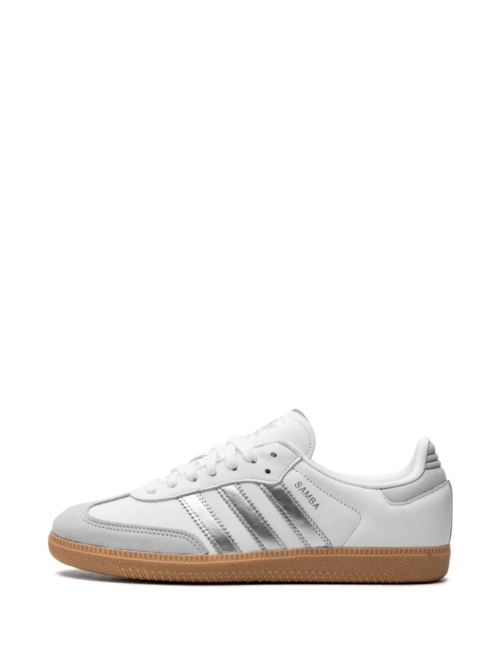 Adidas Originals Womens Adidas Samba Og Logo-print Leather And Suede Low-top Trainers In White
