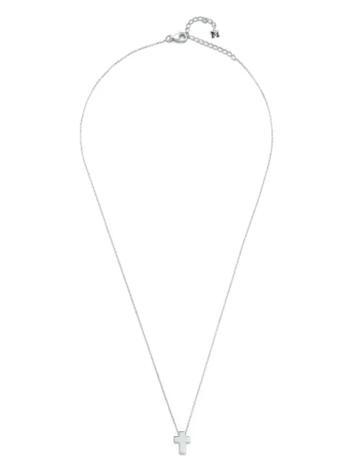 Collier Suspended Cross en sterling - Mateo - Modalova