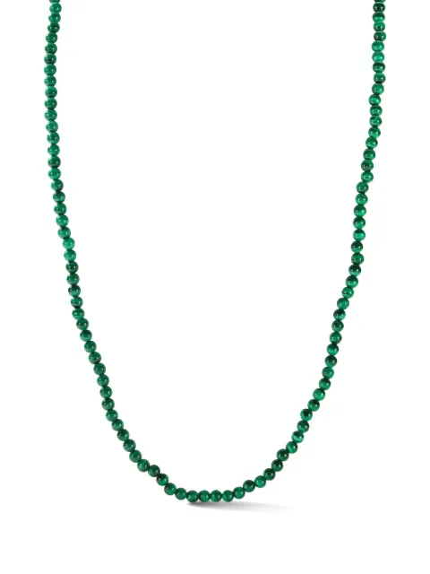 Mateo 14kt Gelbgoldhalskette mit Malachit
