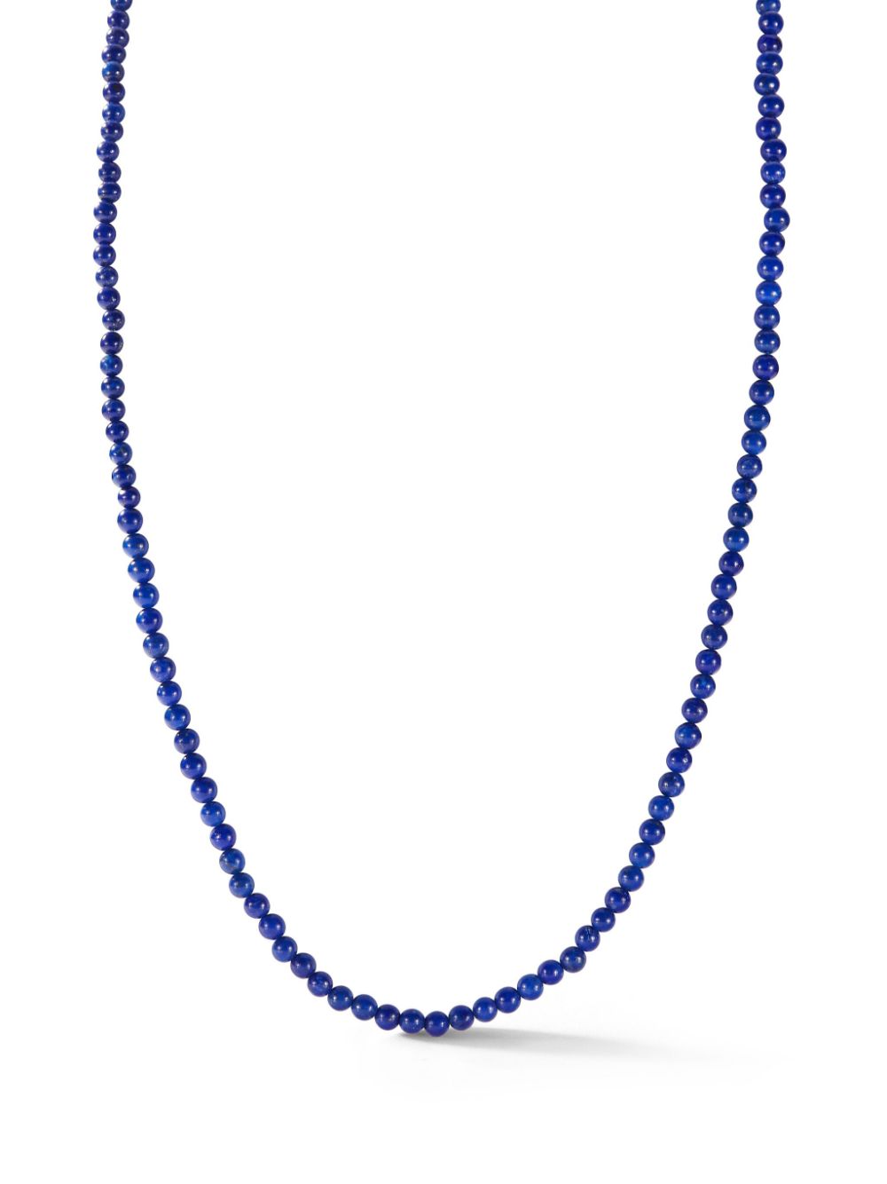 Mateo 14K yellow gold beaded lapis necklace - Blue