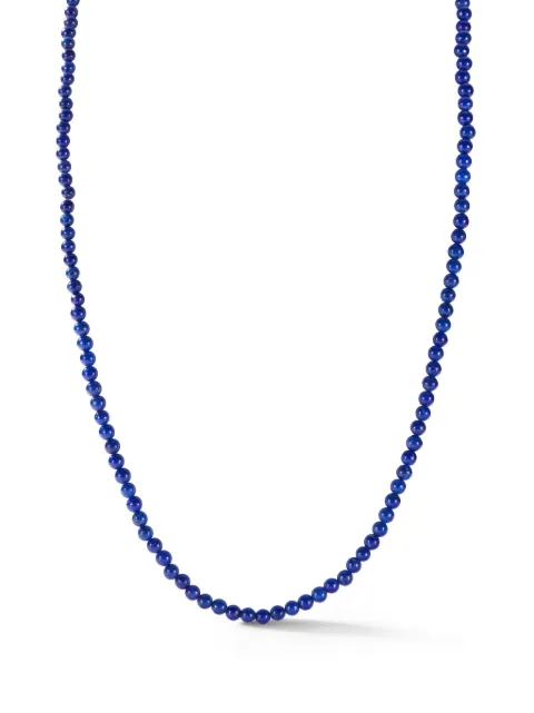 Mateo 14kt Gelbgoldhalskette mit Lapisperlen