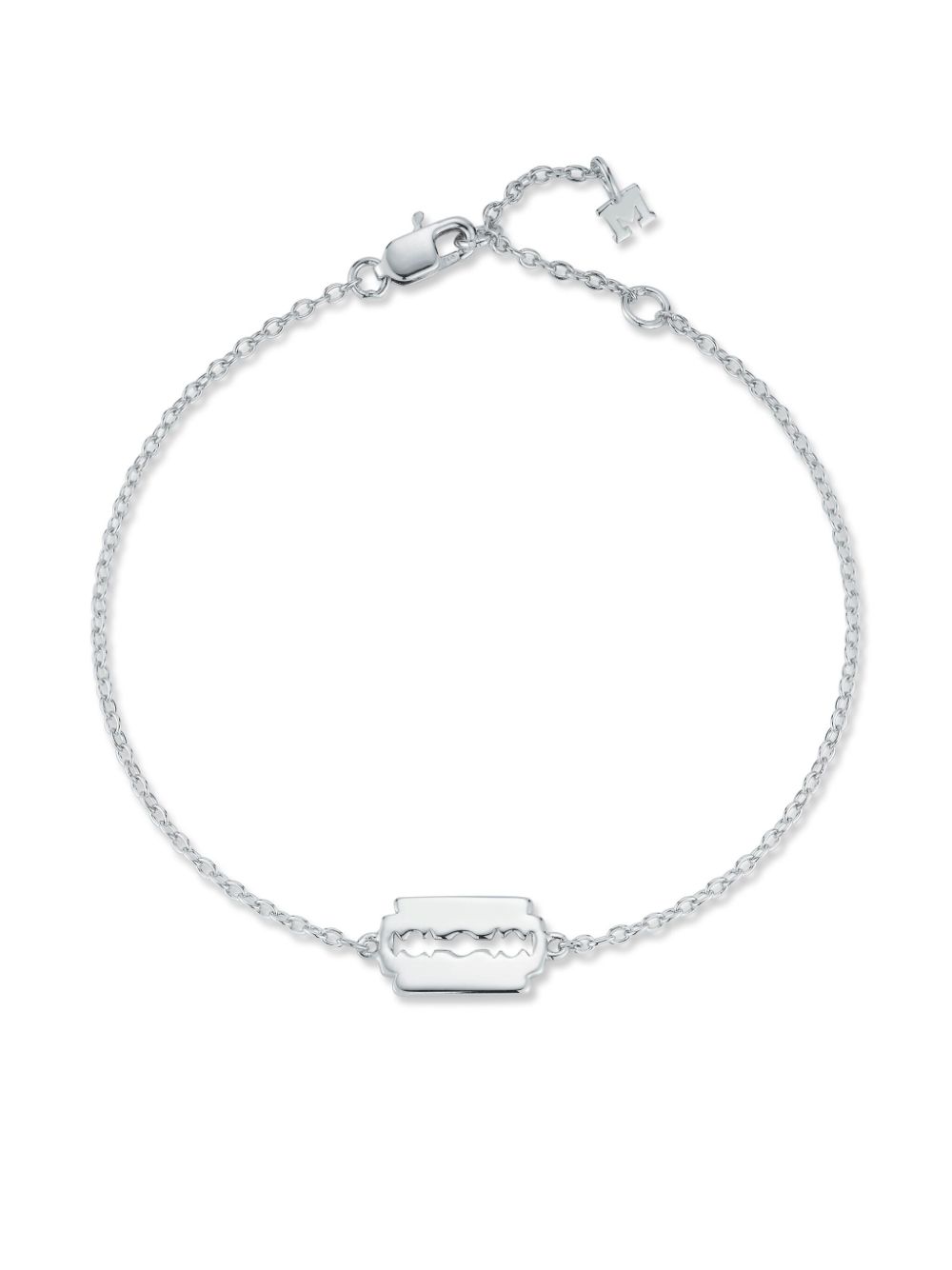 sterling silver Mini Razor Blade bracelet