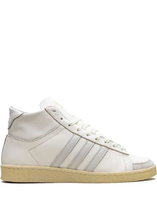 Adidas Jabbar Hi "Off White/Orbit Grey" Sneakers | White | FARFETCH