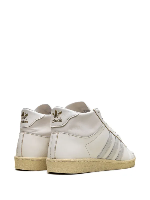 Adidas Jabbar Hi "Off White/Orbit Grey" Sneakers | White | FARFETCH