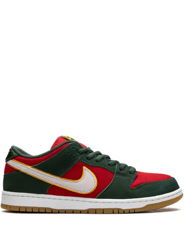 nike green yellow red