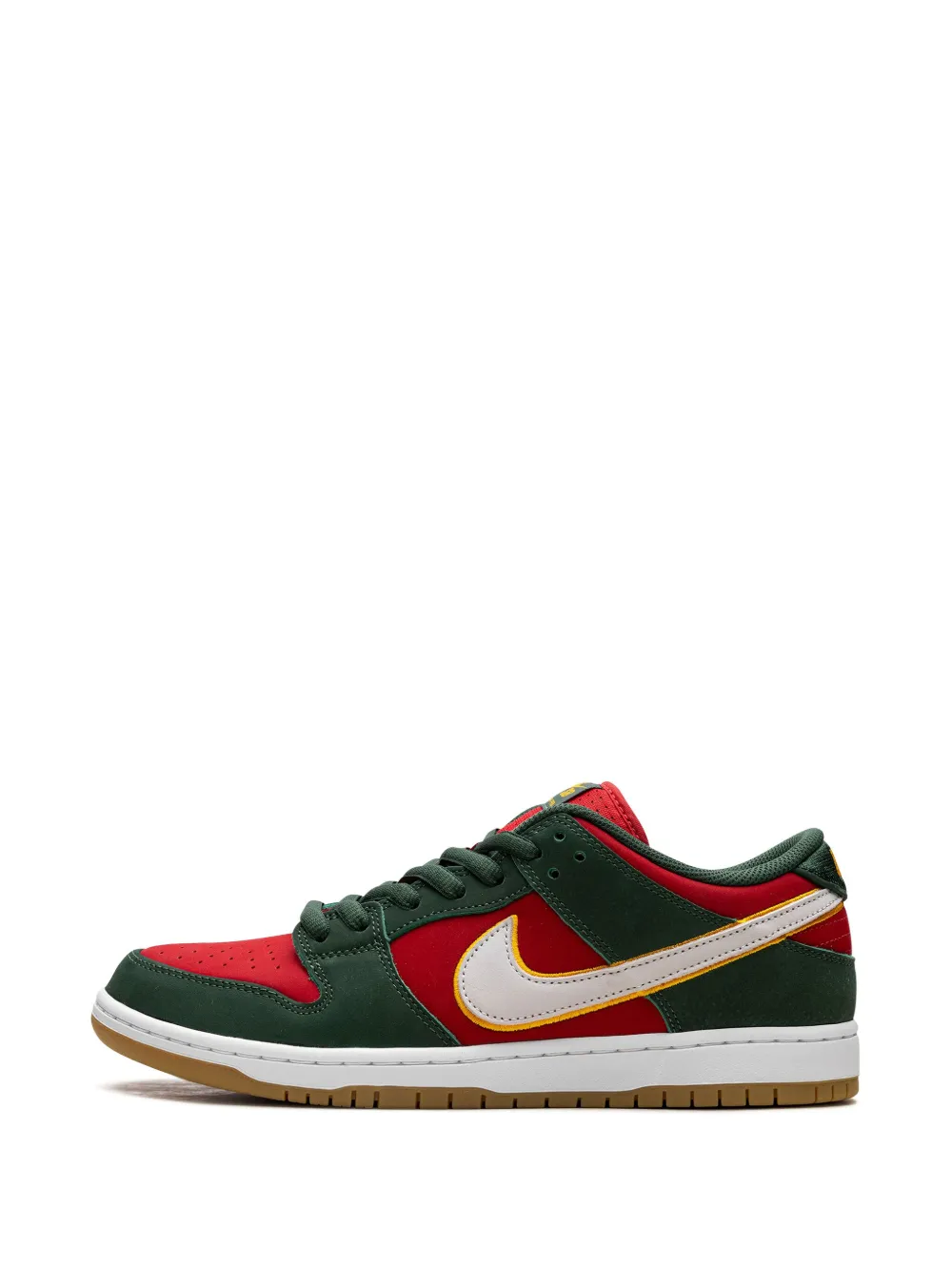 Nike SB Dunk "Seattle Sonics "Fire Fire Red University Gold" sneakers Groen